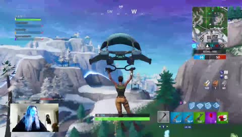 MY SISTER PLAYS FORTNITE FOR THE FIRST TIME!