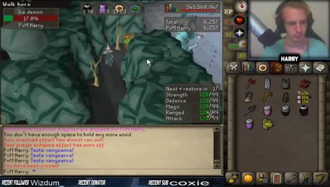 Harold planking to Ice Demon
