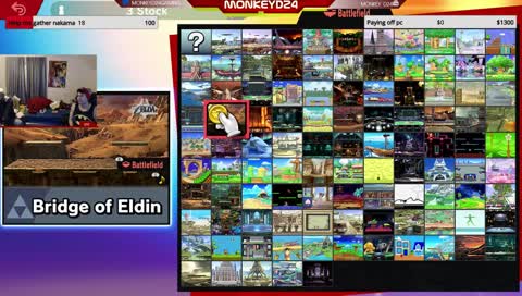 Drinking playing smash with pals