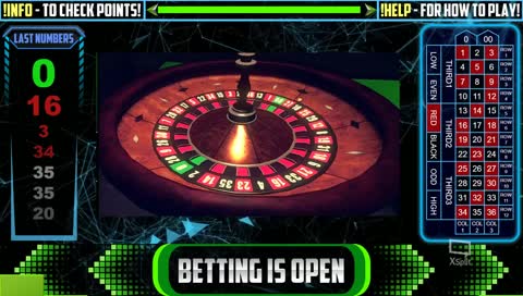 Twitch Plays Roulette! Place your bets!