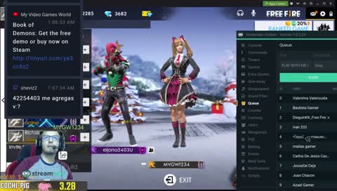 💩 Free Fire Mini Torneo de Kills PRE-RECORDED [ES] [EN] Let's Play 💩