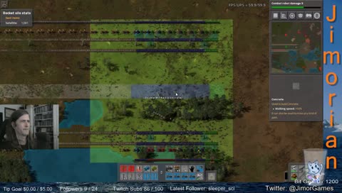 Factorio - Seeking the Edge. Finishing the 64-wagon Artillery Base