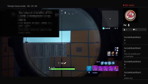 1vs1 SNIPER FORTNITE PS4 ESPAÑOL