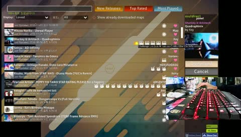 osu 리플서버 타블렛유저 player Chinogod