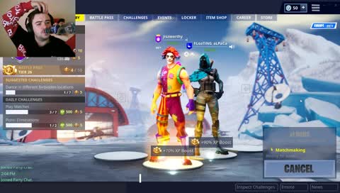 Eng/Nor -  Fortnite BIG NOOB gameplay