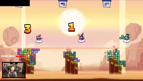 [FR] Tricky Towers (on teste de stream en 4G)