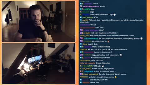 Komm ran hier! Gibt n Schwank aus meiner Jugend!