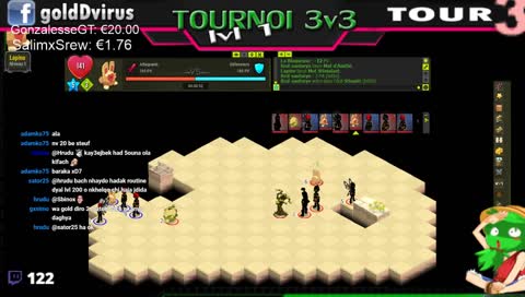 LIVE !! TOURNOI 3 v 3 ( lvl 1) TOUR 1 (giveaway)LIVE !! TOURNOI 3 v 3 ( lvl 1) TOUR 3 et 4 (giveaway 5 m Kamas)