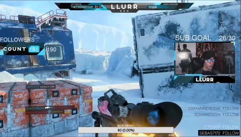 BIG BOY STREAM !  l CHEF Montage Challenge l  25/30 SUBS l BO4 SNIPING l !LatestVid #SNY #RedLlurr @Llurrx