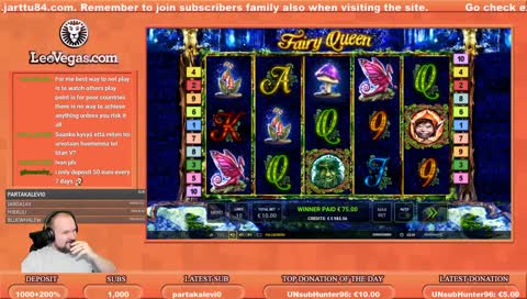 SUBSUNDAY TIMEEEEEE!!!! www.jarttu84.com to suggest games!!! 100% nonsticky first deposit bonus.