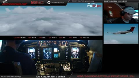 N38AK King Air 350i - KDFW - KFLL  [HANGOVER FLIGHT]