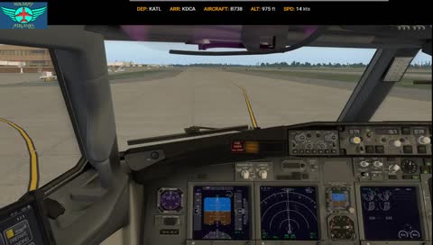 [X-Plane 11] Zibo 738 KMCO-KATl-KDCA