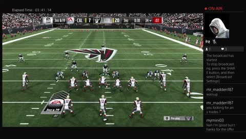 Just playing Madden