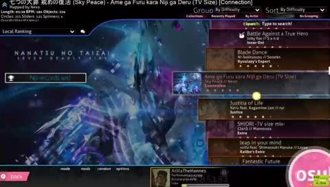 Osu with a bad player