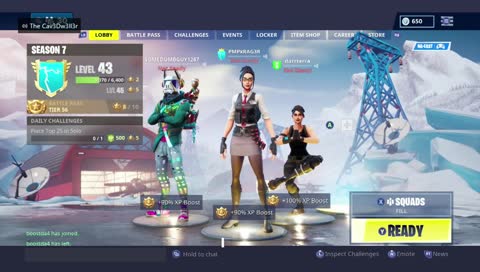 🌙2019🌙 Fortnite with TrainwrecksTV and Darrterr ...