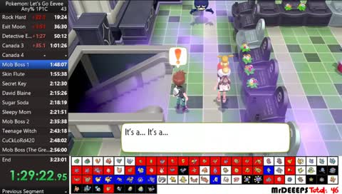 Any% Let's Go Sub 3:23 attempts!