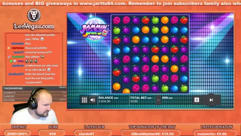 100% NONSTICKY FIRST DEPOSIT BONUS. !LEOVEGAS FOR MORE INFO OR GO TO WWW.JARTTU84.COM.