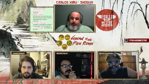 [RPG de Mesa] Lenda dos 5 Anéis - Ep 0 - Criação de personagens