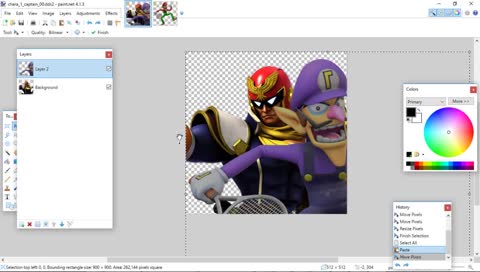 Modding in Leaked DLC character's stats, then working on Waluigi!