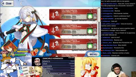 [Stream] ASMR Comiendo rosca de reyes mientras Farm Fate Grand Order NA