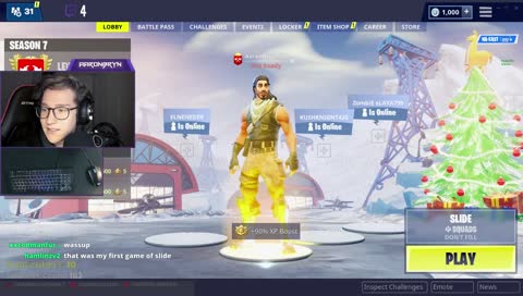 SLIDE BABY SLIDE!!!! 12,000+ Kills | Top 0.4% PC Kill Percentile | !commands !discord !nativeres