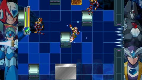 Mega Man X6 taking it easy with more blue jumpy man tonight