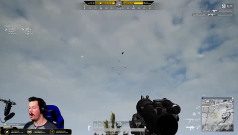 Propeller left by plane