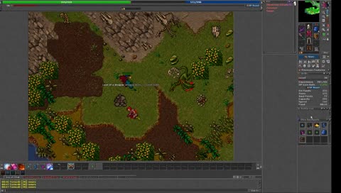 Tibia 37 Sorcerer Dragon Lord Hunt Facc!
