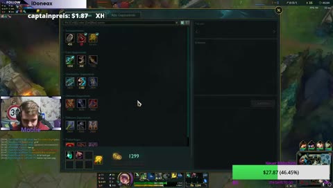 Bissel LoL  / Follow = Name auf Cap!