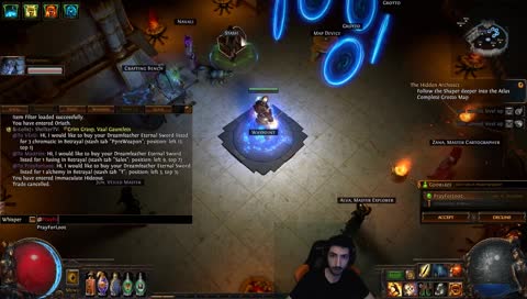 5eme jour sur POE! Enfin nous pouvons farmer!