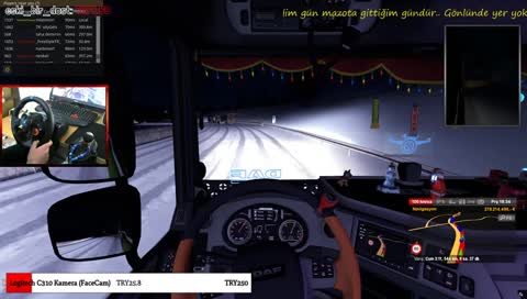 Logitech G29+Shifter Ets 2 multiplayer Canlı yayın :)