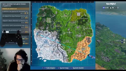 Kontrolcu ile PC üzerinden fortnite