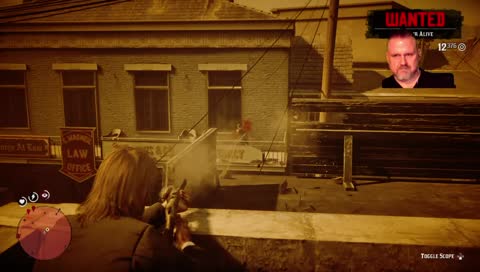 Arthur walks off the roof