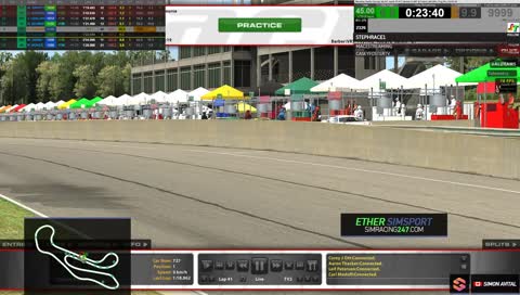 PRL Series Round 2 - Ferrari GTE @ Barber! - Ether Sim Sport