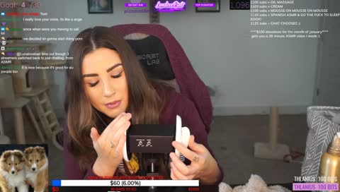 LIVE ASMR! Sub goals = Triggers !sub !donate