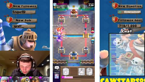 SWEATY TROPHY PUSH WITH THE SPARKY KING! CLASH ROYALE!?