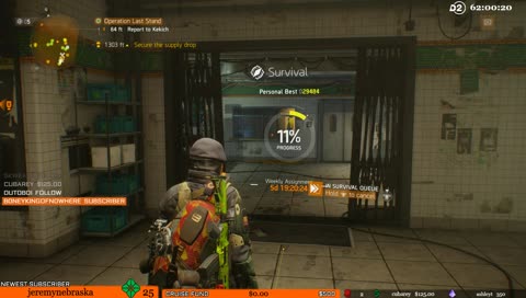 The Division 🔴 PVP Survival | Full Dark Zone Extermination | No Face Cam Tonight CPU Issues | PC Gameplay