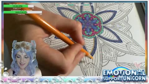 [NerdUs] Unwind & Color with me...Mandalas, Visual ASMR- Unicorn Style!