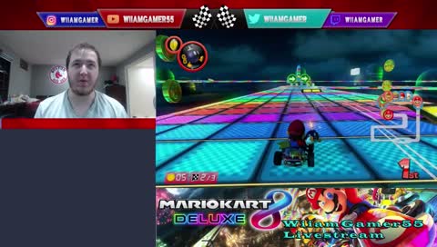 Mario Kart 8 Deluxe - Online Matches with Subs & Supporters | Wiiam's Stream