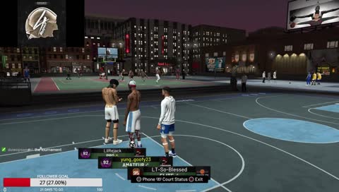 95 OVERALL DRIBBLE GOD WITH UNLIMITED BOOSTS!!! SONG REQUESTS ON!! SLIDED THRU!!!