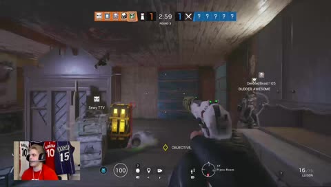 Drunk Ranked Rainbow Six Siege With Sewy YEEEEEEEEEEEET!