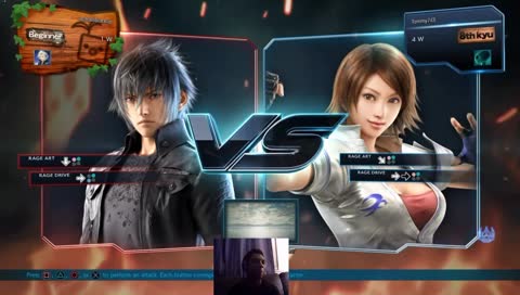 Tekken 7! quickplay and maybe some lobbies. (im bad) !commands