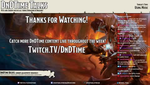 DnDTime Talks - Using Music