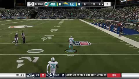 online Madden Franchise week 9 vs chargers {Cpu}