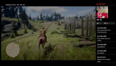 Brick plays Red Dead with the boys