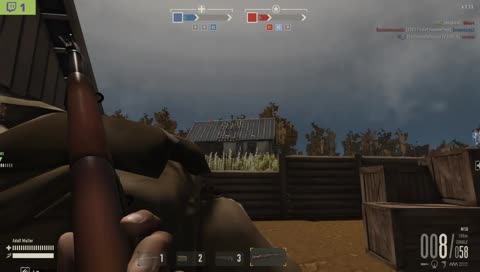 Running around and getting shot