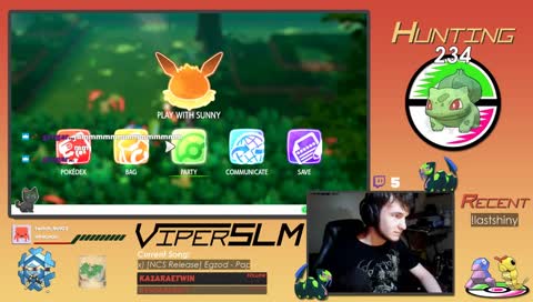 [PG-13, Interactive Stream] Shiny hunting Pikachu/Bulbasaur! - !lastshiny !cookies