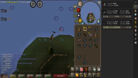 aerial fishing is so much fun