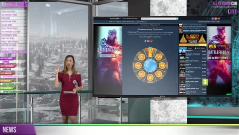 Allkeyshop TV / Gaming news 24/7 / giveaway every 15 min