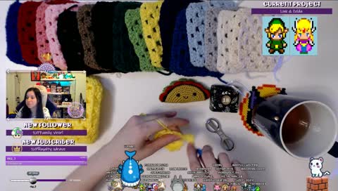 yarn [yahrn] n. An item to which the word "enough" does not apply | !tea | #1UPYourDay | !hope